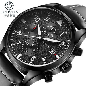 OCHSTIN 043 Wholesale Orange Gents Quartz <strong>Watch</strong> <strong>Activity</strong> PU Leather Band Waterproof Luminous 24 Hour Date Display Reloj <strong>Watch</strong> - Product Image 2