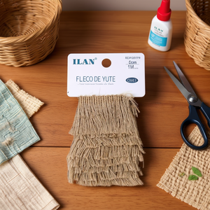 ILAN Flecos de Yute de 5cm x 1M para Manualidades y Decoración - Product Image 3