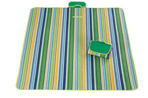 Grass Green Stripe Big Picnic <b>Blankets</b> <b>Beach</b> <b>Blanket</b> Outdoor Camping <b>Blanket</b> Rug Easily Foldable Picnic Mat - Product Image 4