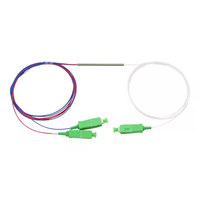 APT 1X2 PLC Coupler Double Triple Window 1310/1490/1550 Splitter SC UPC Unbalanced Ratio Splitter Garansi 5 Tahun untuk FTTX FTTH