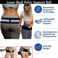 Ceinture Dainely Premium Ajustable, Respirante et Antidérapante pour la Correction de la Hanche et du Bassin, Soulagement de la Douleur Nerveuse et Soutien Lombaire pour la Sciatique