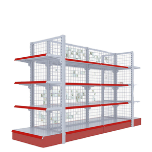 Estante metálico de un solo lado <span class=keywords><strong>para</strong></span> <span class=keywords><strong>pequeños</strong></span> supermercados Estante de exhibición de Servicio Ligero <span class=keywords><strong>para</strong></span> un fácil montaje <span class=keywords><strong>para</strong></span> tiendas de comestibles y tiendas - Product Image 5