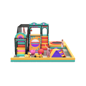 Parque Infantil Interior Seguro para Niños Pequeños y Área de Juegos Suave con Toboganes y Juguetes para Jardín de Infancia y Preescolar, Garantía de 5 Años - Product Image 2