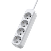 Prise d'extension Euro 4 prises Multiprise électrique
