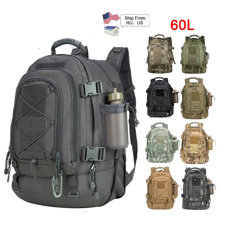 Amazon.com: MOSISO Mochila táctica de 50 L, para hombre, mochila de asalto  de 3 días, mochila militar, verde militar : Deportes y Actividades al Aire  Libre