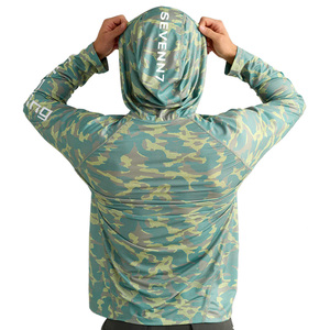 Sweat à capuche de pêche pour <span class=keywords><strong>homme</strong></span> personnalisé par sublimation, protection solaire UPF 50+, manches longues, séchage rapide, respirant, <span class=keywords><strong>anti</strong></span>-UV, vêtements de pêche d'extérieur - Product Image 3