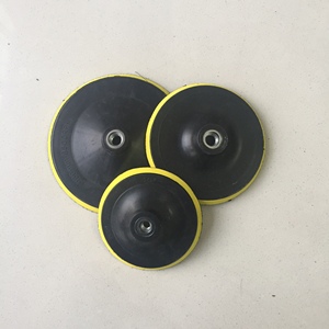 Tampon de polissage Faom 5/8-11 M14 M10 tige crochet et boucle tampon de laine éponge papier de ponçage support tampons pour l'élimination de la rouille - Product Image 4