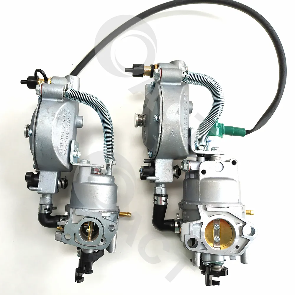 Carburador Manual ACT LPG CNG 168, carburador de combustible dual compatible con carburador GX160 168F, generador de combustible dual, convertidor de Gas 188F GX390