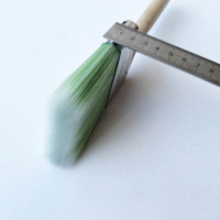 Offre spéciale Pinceaux de peinture à filament conique à long manche en bois de qualité bricolage pour le polissage-Support OEM personnalisable