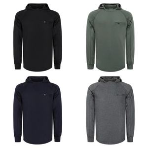 Camiseta con Capucha de Manga Larga de Algodón Ignífugo Ligero de 5.5oz - Modelo FRCA1216, Costuras Reforzadas, <span class=keywords><strong>Ropa</strong></span> de Protección para Soldadura - Product Image 4