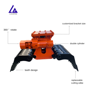 Grappin de tri rotatif pour excavatrice, pour la manipulation de bois, roches et débris, usage en construction et <span class=keywords><strong>agricole</strong></span>, compatible avec excavatrices de 1 à 50 tonnes - Product Image 6