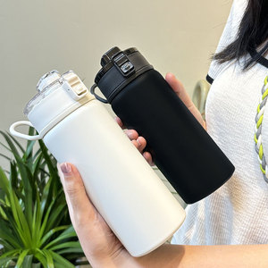 Cylindrical Vacuum Insulated Stainless Steel 6-12 Hours Thermal Insulation Student Portable Leak-proof Bpa Free Modern Simple - Product Image 5