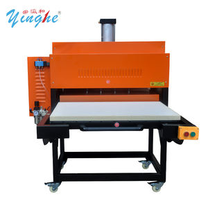 Yinghe เครื่องรีดผ้าสองชั้นแบบนิวเมติกขนาดใหญ่ระบบอัตโนมัติ100*130ซม. เครื่องรีดร้อน - Product Image 6