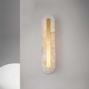 Modern Minimalist Marble <b>Wall</b> Lamp Led <b>Light</b> Source E27 <b>Switch</b> Control For Living Room Bedroom Hotel Decor - Product Image 5