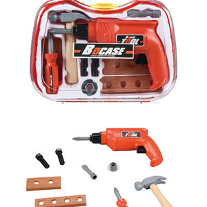 Maison de jeux pour enfants ensemble d'outils électriques <span class=keywords><strong>jouet</strong></span> simulation réparation <span class=keywords><strong>perceuse</strong></span> tournevis garçon bricolage démontage jouets - Product Image 1