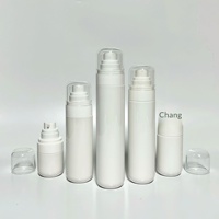 Botol Semprot Pompa Krim Mata PET Putih Mini 5ml 10ml 15ml 30ml 50ml untuk Kosmetik