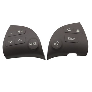 Botones de control del volante 84250-33190 para Toyota Lexus Audio Bluetooth multifunción plástico negro - Product Image 1