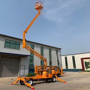Diesel Self-propelled Boom Lift, Platform kerja berartikulasi seluler lengan teleskopik melengkung 12m - Product Image 2