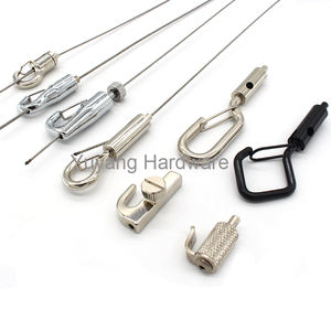 Kit rel sistem gantung kabel rel Aluminium J untuk bingkai gambar lukisan seni dinding tinggi dapat disesuaikan dan liontin Gambar bergerak - Product Image 2