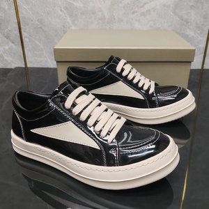 High Quality Unisex Ricks Walking Shoes Platform Design Casual Shoes Outdoor Breathable <b>Leather</b> Owens <b>Sneakers</b> - Product Image 1