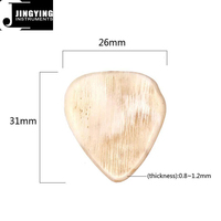 2023 accessoires de guitare de musique Jingying, médiators de guitare en corne de taureau naturel Plectre de guitare en corne de vache durable et antidérapant