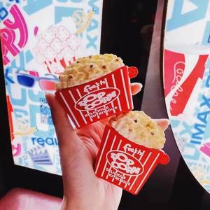 Étui pour écouteurs Apple <span class=keywords><strong>AirPods</strong></span> 3, étui pour écouteurs sans fil en forme de frites, simulation 3D de nourriture, hamburger, pop-corn, pour <span class=keywords><strong>Airpods</strong></span> 2 - Product Image 2