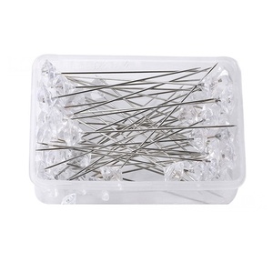 Agujas de Posicionamiento de Diamantes Metálicas, para Patchwork, Fijas, Perladas, Multi-especificación, en Caja Transparente, Estilo Europeo - Product Image 1