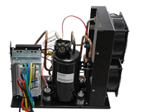 Unité de condensation micro BOYARD DC 12V 24V 48V, système d'expansion directe mini pour le refroidissement des armoires et de l'électronique