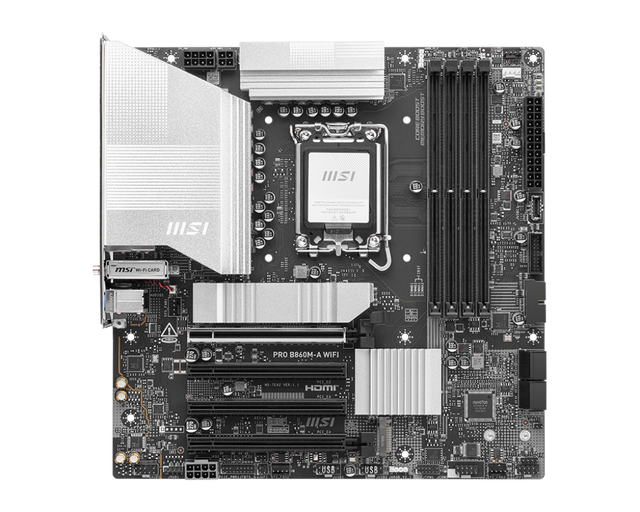 MSI PRO B860M-A WIFI Motherboard Supports CPU 285K/265K/245K.