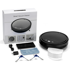 Aspiradora inteligente de <span class=keywords><strong>robot</strong></span> de barrido inteligente de carga automática para pisos duros, funcionamiento de la alfombra - Product Image 6