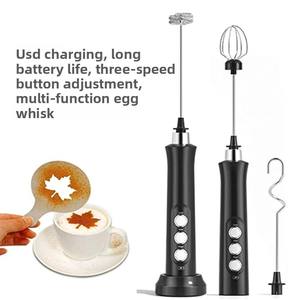 Batteur à oeufs électrique portable et <span class=keywords><strong>mousseur</strong></span> à <span class=keywords><strong>lait</strong></span> pour café Rechargeable par USB pour <span class=keywords><strong>Amazon</strong></span> Mini mélangeur à <span class=keywords><strong>lait</strong></span> portable <span class=keywords><strong>mousseur</strong></span> écologique - Product Image 3