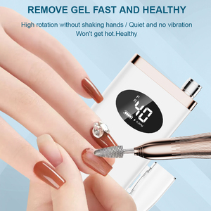 Máquina de manicura HOWYEA, 40000 RPM, inalámbrica, portátil, eléctrica, <span class=keywords><strong>para</strong></span> <span class=keywords><strong>uñas</strong></span> acrílicas y de gel. - Product Image 4