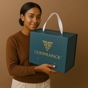 Hộp quà tặng giấy tái chế sang trọng có logo | bao bì đóng mở cho bộ đồ thiết kế | Nhà cung cấp bán buôn số lượng lớn lionwrapack - Product Image 2
