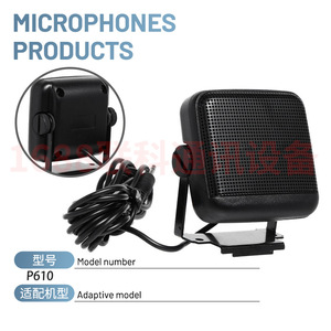 Mini haut-parleur d'autoradio à clipser, fixation audio en plastique anti-poussière pour Diamond P610 Yaesu - Product Image 5