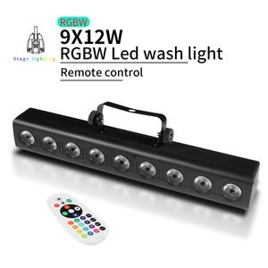 AICPOSE Lámpara de Pared DMX512 de Gran Venta, Barra de Luz LED RGBW 4 en 1 de 9x12W para Escenario - Product Image 1