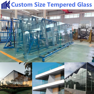 Verre trempé transparent ou coloré noir résistant aux chocs de 6 mm, 8 mm, 10 mm pour fenêtres de bâtiment, vitrines, réfrigérateurs, portes de fours - Product Image 2