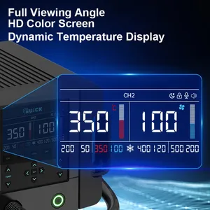 Smart Hot <span class=keywords><strong>Air</strong></span> QUICK 861Pro stazione inglese di controllo vocale per la scheda madre del telefono IC Chip di riparazione multifunzionale - Product Image 2
