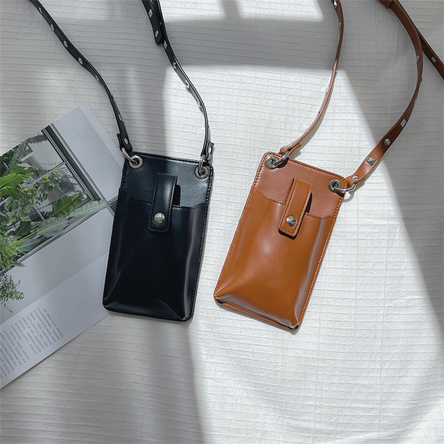 2021 Popular Lady Casual Multifunction Mini Cellphone Sling Bag Vintage Bag Card Collection Bag
