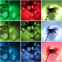 Lumières ponctuelles RGB Beamy 24V 35mm, étanches IP68, adressables, pour manèges de fête foraine, décoration de carnaval