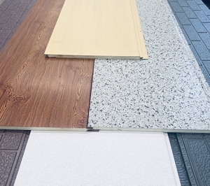 Elemento sándwich <span class=keywords><strong>de</strong></span> poliuretano PU Paneles <span class=keywords><strong>de</strong></span> techo hinchados Panel sándwich <span class=keywords><strong>de</strong></span> revestimiento exterior para <span class=keywords><strong>garaje</strong></span> - Product Image 3