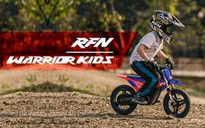 RFN Warrior Kids-Motocicleta Eléctrica Júnior, Recargable y Duradera, Ideal para Niños, 2 °C - Product Image 2