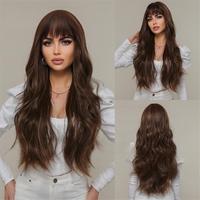 Nouvelle Arrivée Perruque Longue et Bouclée pour Femme, Élégante, Volumineuse, Grande Taille, Tendance, pour Usage Quotidien, Couvre Toute la Tête