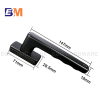 Precio de fábrica Seguridad para el hogar Código de contraseña Cerradura de puerta inteligente Aleación de aluminio Ventana Contraseña Manija de la puerta