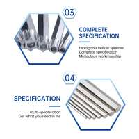 Jeu de clés Torx T10-T50 de haute qualité 45 #   Clé à molette antivol en acier pour trous, système de mesure métrique, personnalisation OEM, qualité DIY