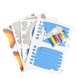 <span class=keywords><strong>Puzzle</strong></span> <span class=keywords><strong>globe</strong></span> <span class=keywords><strong>3D</strong></span> en carton, modèle de <span class=keywords><strong>globe</strong></span> à colorier, cadeau pour enfants - Product Image 6