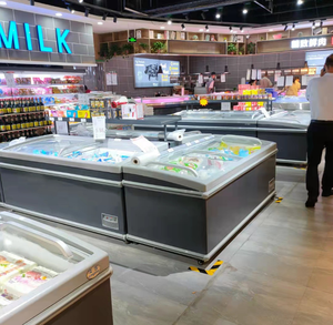 <span class=keywords><strong>Congelatore</strong></span> a isola commerciale plug-and-play in vetro temperato per ristoranti e supermercati, ideale per ristrutturazioni - Product Image 2