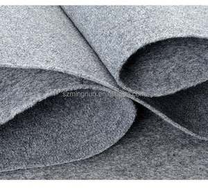 Chất lượng cao 1mm <span class=keywords><strong>2mm</strong></span> 3mm 4mm đen trắng xám <span class=keywords><strong>Polyester</strong></span> cảm thấy thảm kim đấm không dệt vải màu mềm cảm thấy Thảm cuộn - Product Image 2