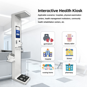 Kiosque de santé en libre-service pour patients, construction en métal ABS, 0,1 g, garantie 5 ans, pour la publicité et les contrôles médicaux - Product Image 3