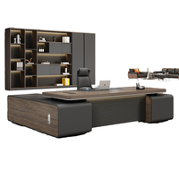 Ensemble de chaises de bureau de luxe léger haut de gamme simple et moderne pour bureau Villa President Chairman Boss Table