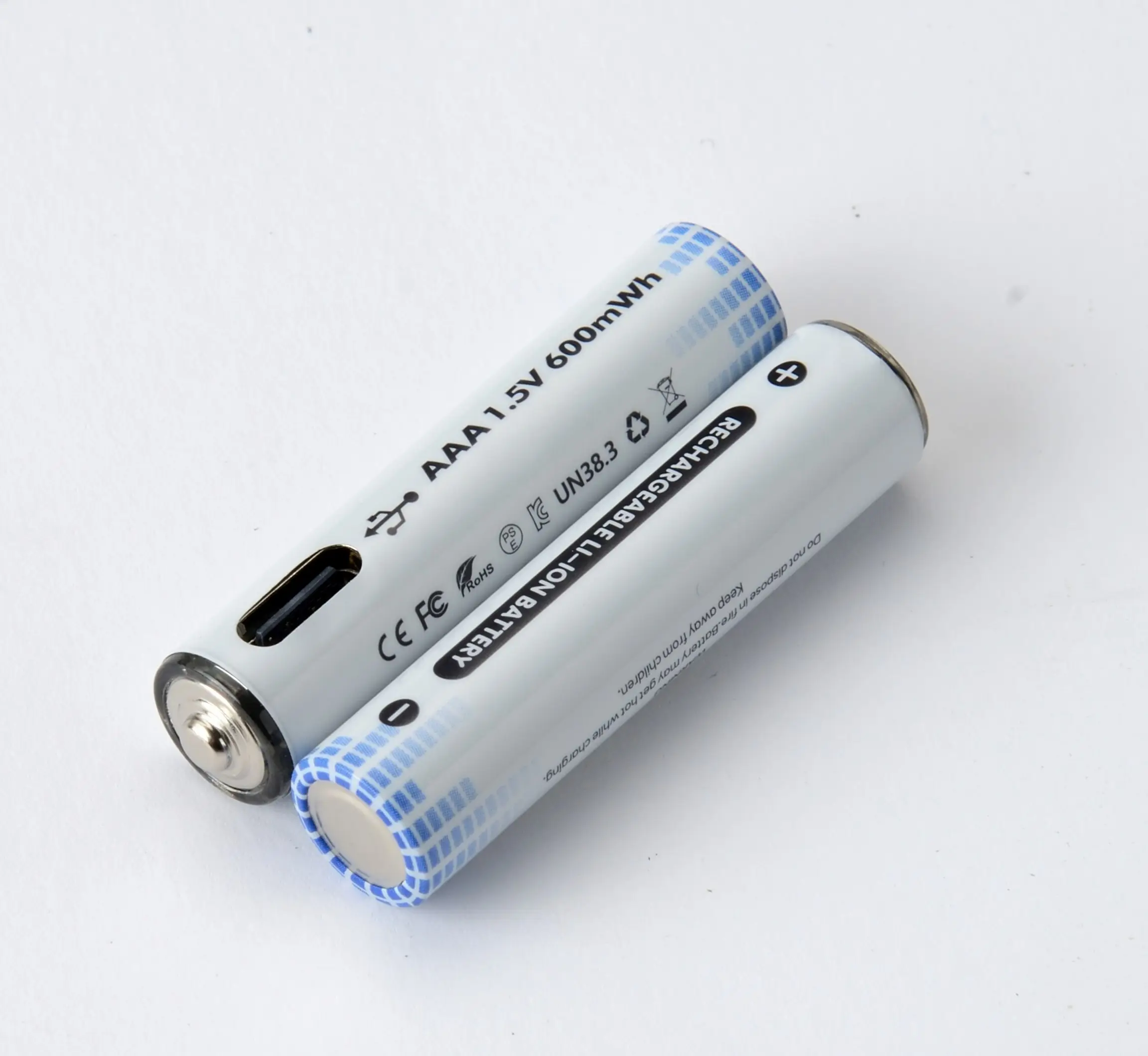 Portable1.5v 600mWh AAA USB Rechargeable Charging Battery Type-c Port aaa usb rechargeable batteries